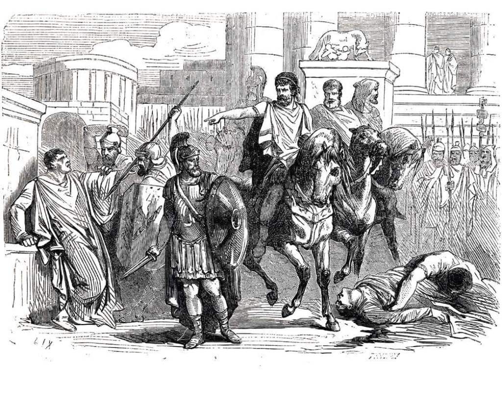 Sila en un grabado de 1866