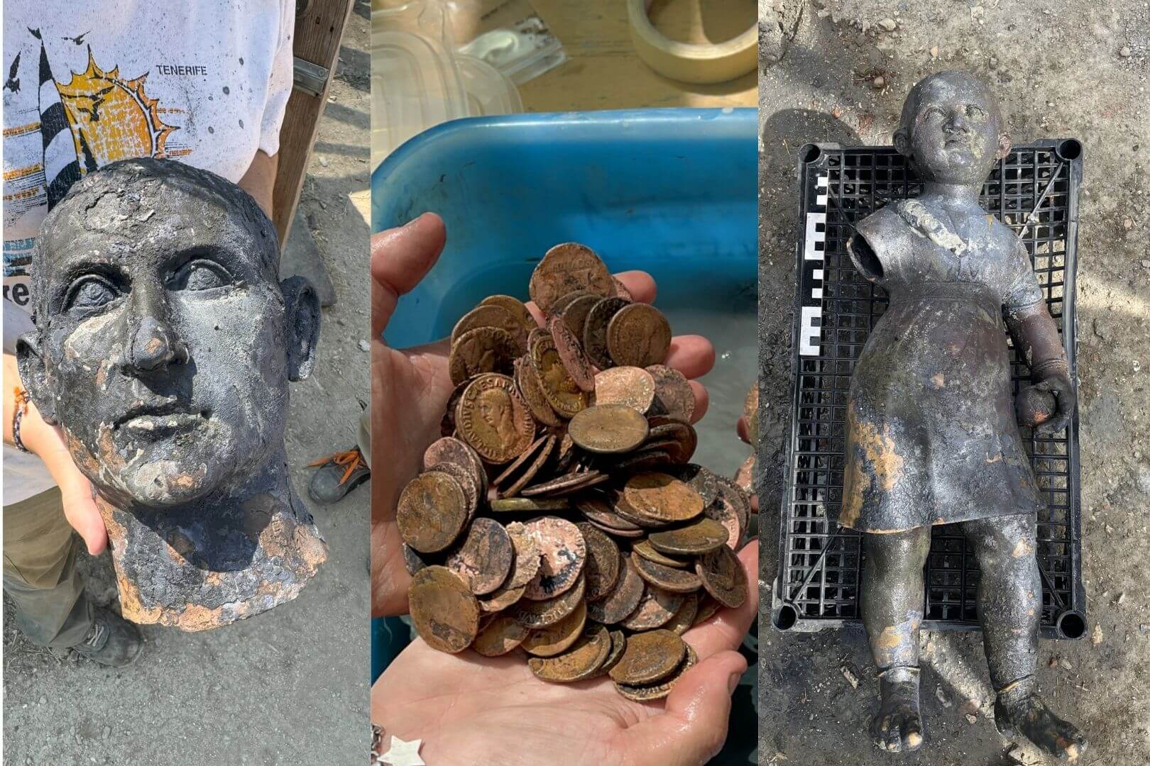 Hallan un templo etrusco-romano único en el mundo bajo las aguas termales de Italia
