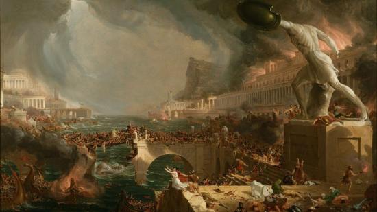 La destrucción de un imperio.