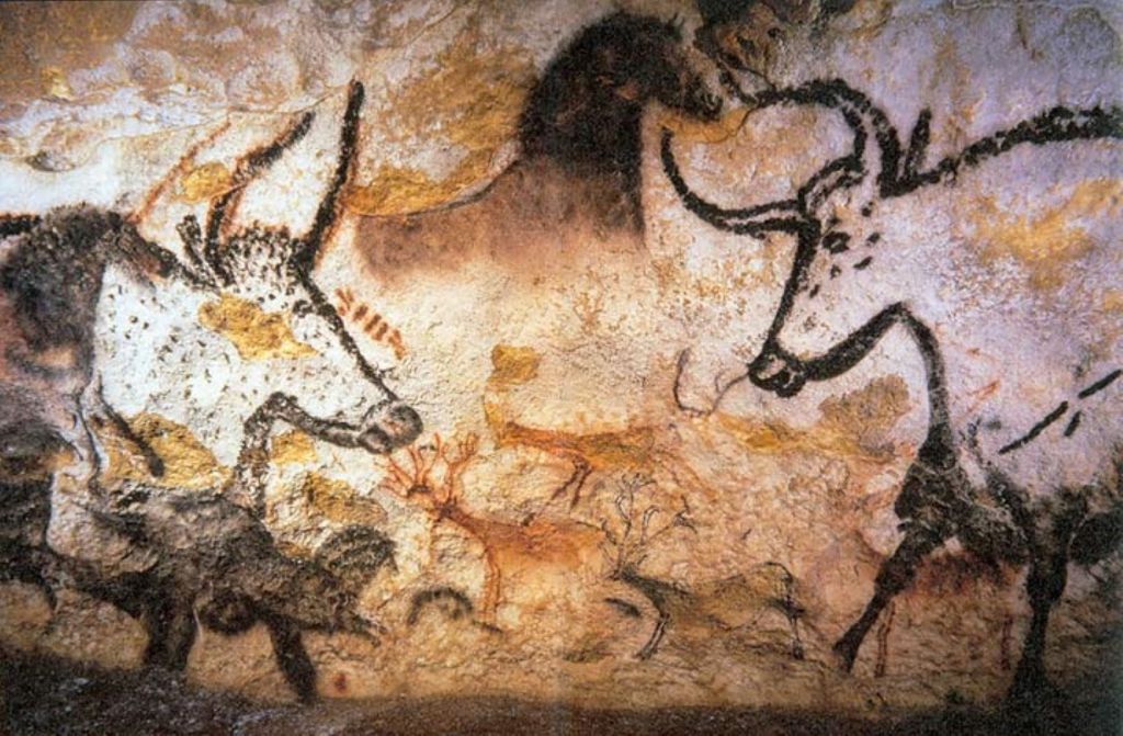 Pinturas rupestres de la cueva de Lascaux en Francia