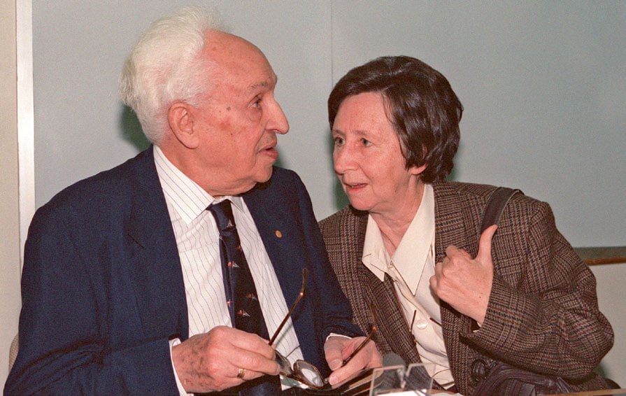 Margarita Salas junto a Severo Ochoa