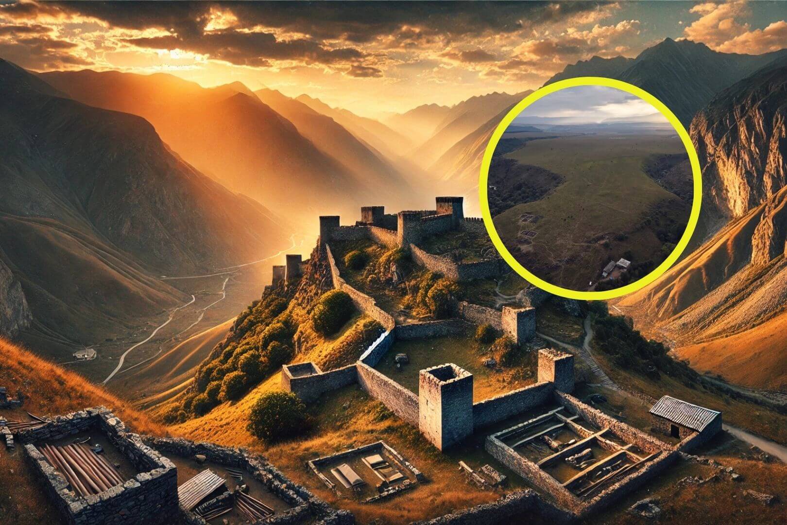 Tecnología moderna descubre los secretos de una fortaleza de 3.000 años en las montañas del Cáucaso