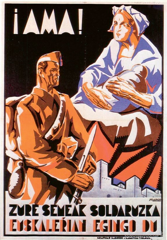 Cartel propagandístico de la AMA