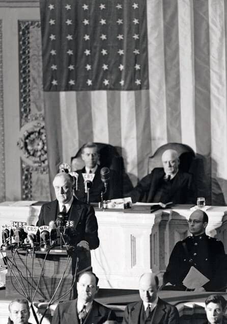 Discurso de Roosevelt de declaración de guerra a Japón