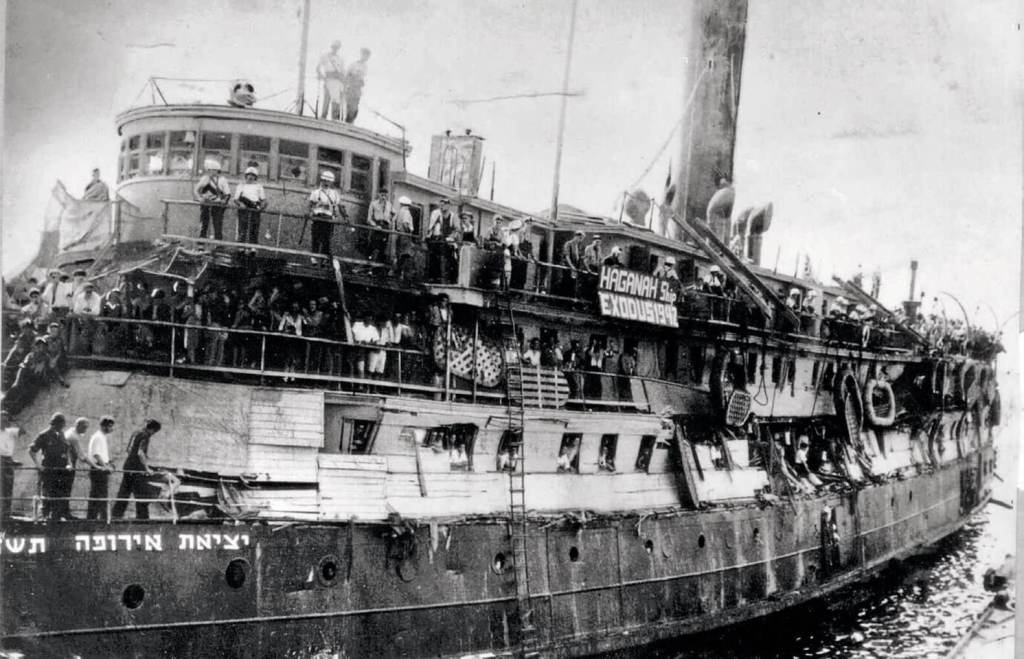 Exodus, supervivientes del Holocausto rumbo a Palestina