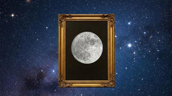 Luna llena de arte.