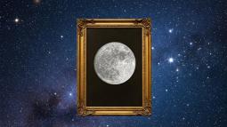 Luna llena de arte.