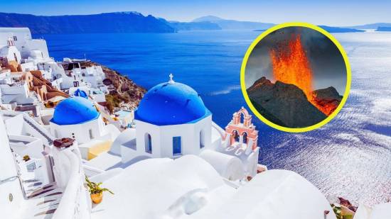 Santorini ha sufrido al menos 12 erupciones colosales a lo largo de su historia