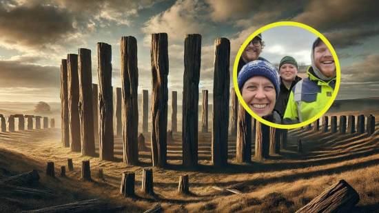 Descubren en Dinamarca un círculo de madera similar a Stonehenge que podría estar conectado con el Reino Unido
