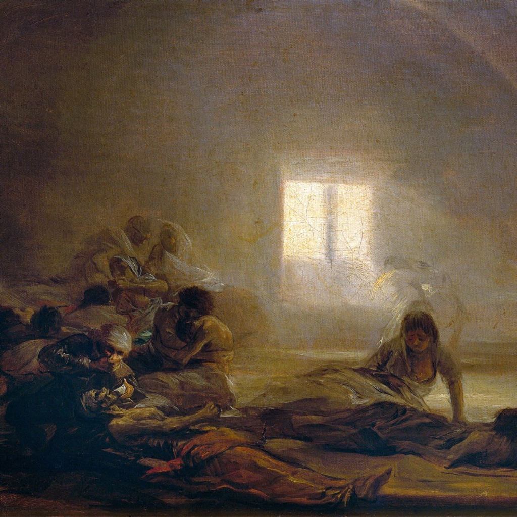 Corral de apestados, de Goya