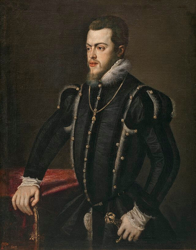 Felipe II retratado por Tiziano