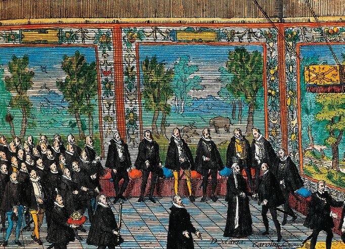 La abdicación de Carlos V en Bruselas