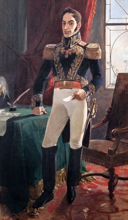 Retrato de Simón Bolívar