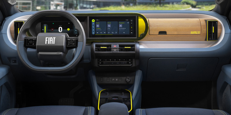 Interior del nuevo Fiat Grande Panda