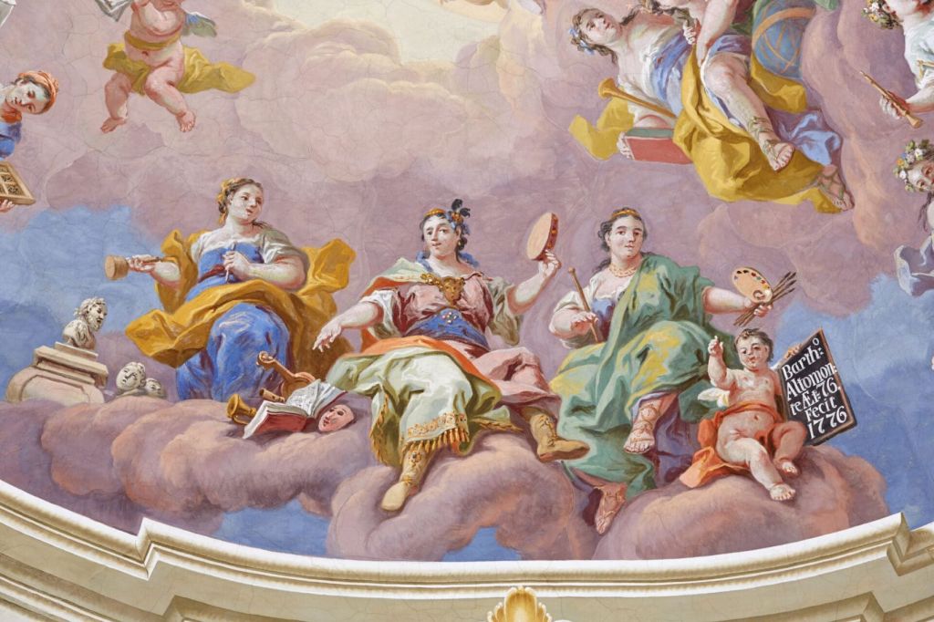Fresco que decora la biblioteca de Admont