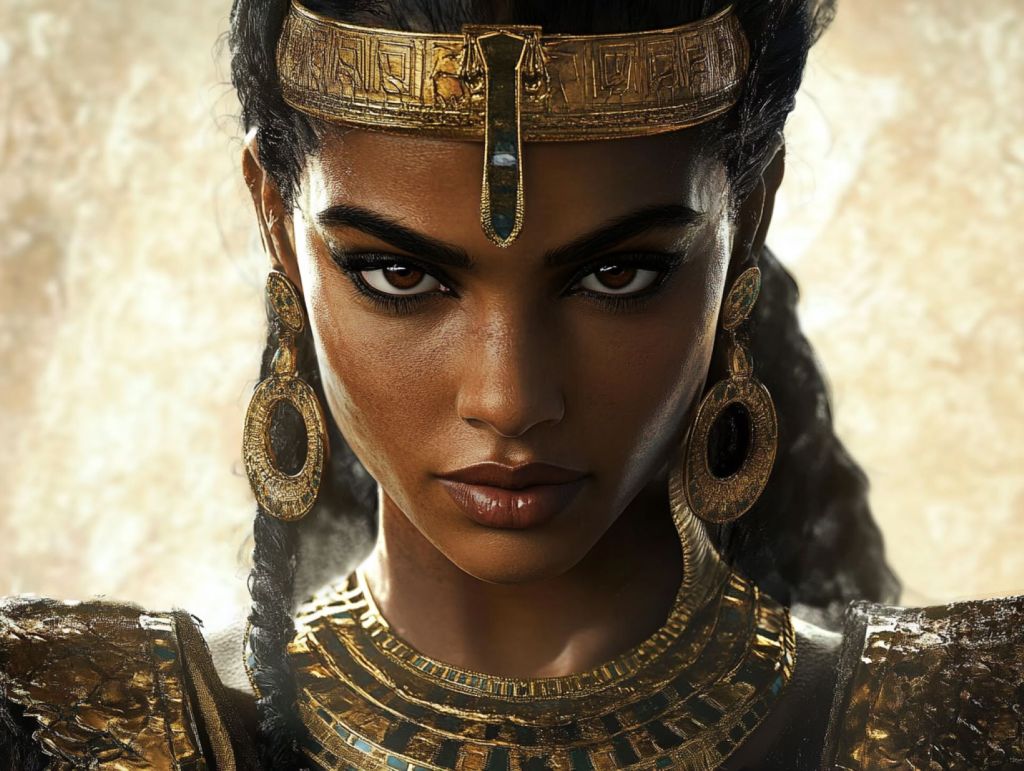 Recreación ficticia de Cleopatra