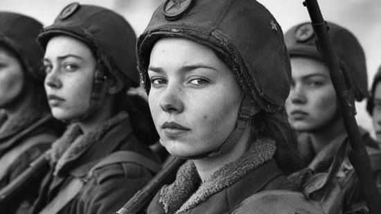 Mujeres soviéticas en el frente durante la Segunda Guerra Mundial