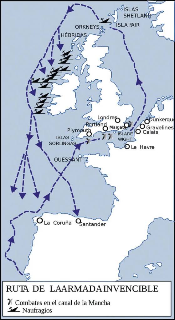 Ruta de la Armada Invencible