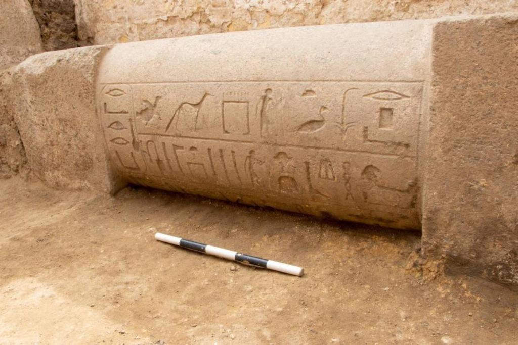 Descubren inscripciones jeroglíficas talladas en el interior de la tumba