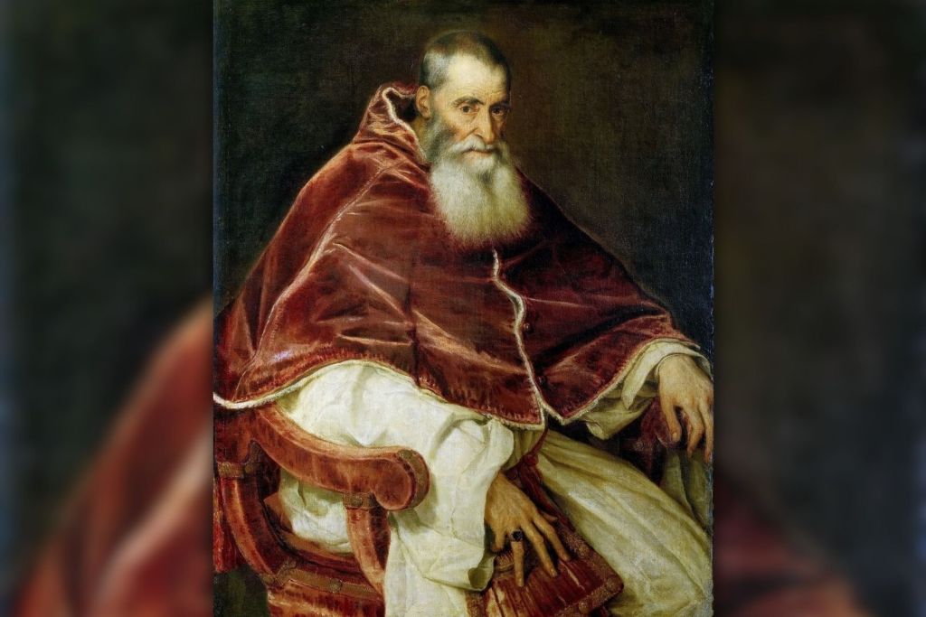 Retrato del papa Paulo III sin la tiara