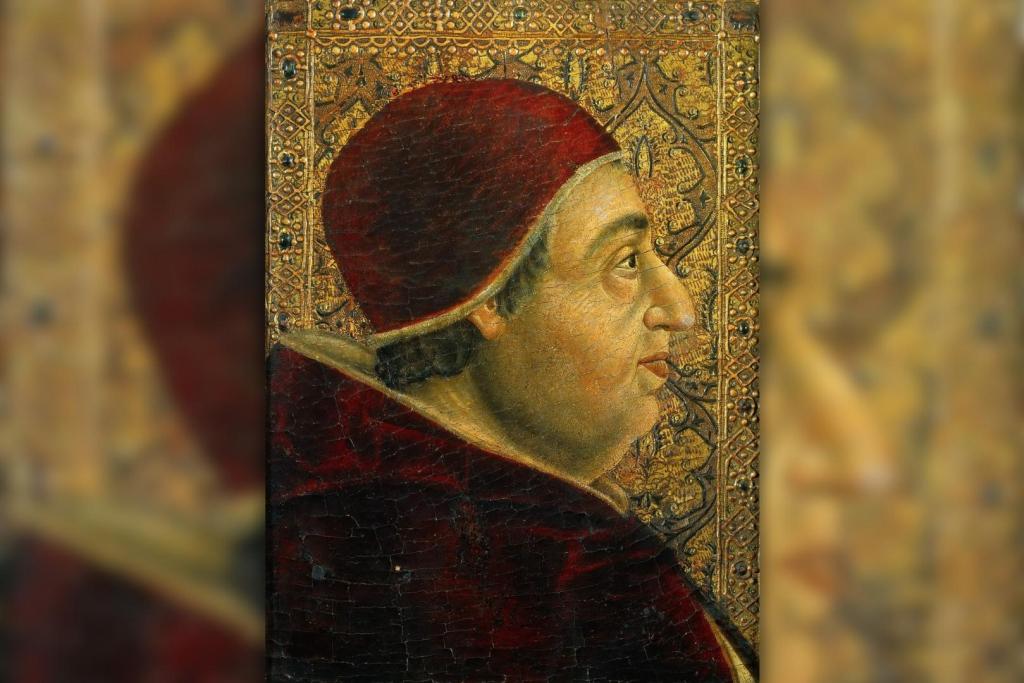 Retrato del papa Alejandro VI Borgia (Museos Vaticanos, Ciudad del Vaticano)