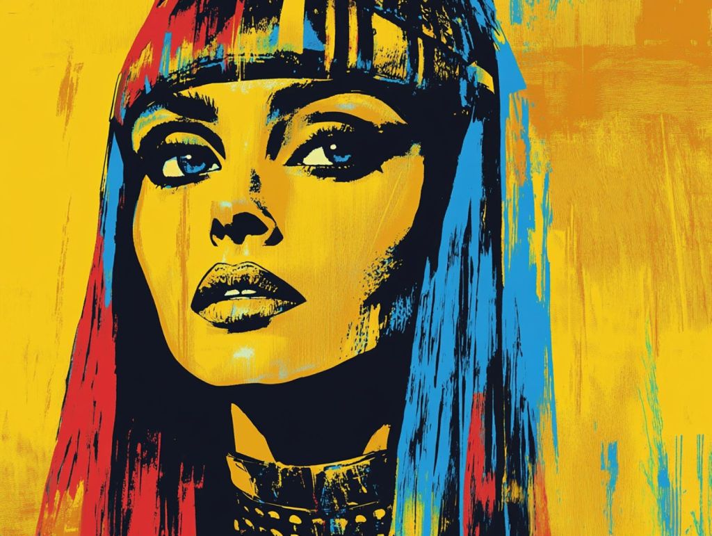 Recreación fantasiosa de Cleopatra
