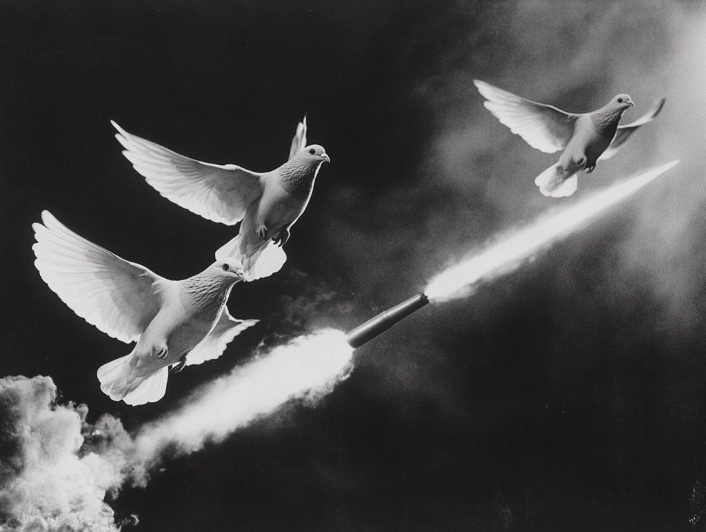 Recreación ficticia de Pigeon in a Pelican