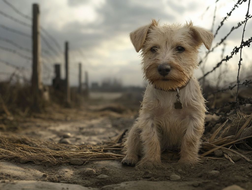 Perro abandonado