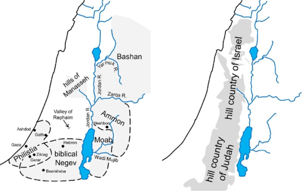 Mapa de Levante, estudio sobre los gigantes en la Biblia