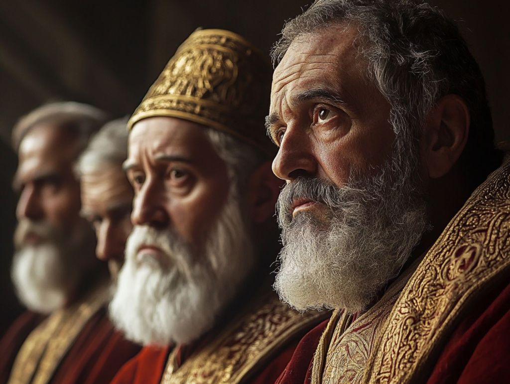 Obispos reunidos en el Concilio de Nicea