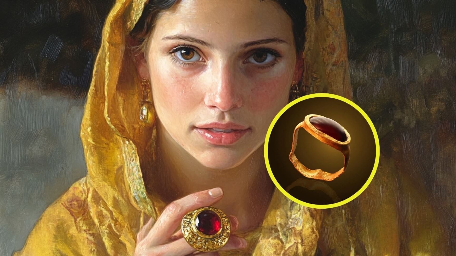 Muchacha con anillo
