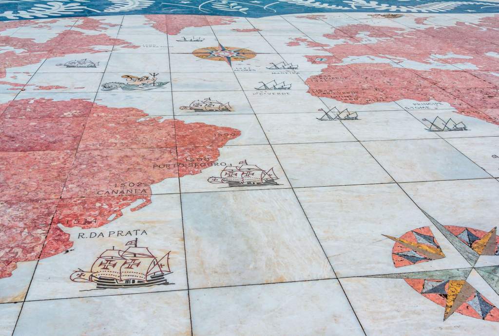 Mapa de la era del Descubrimiento
