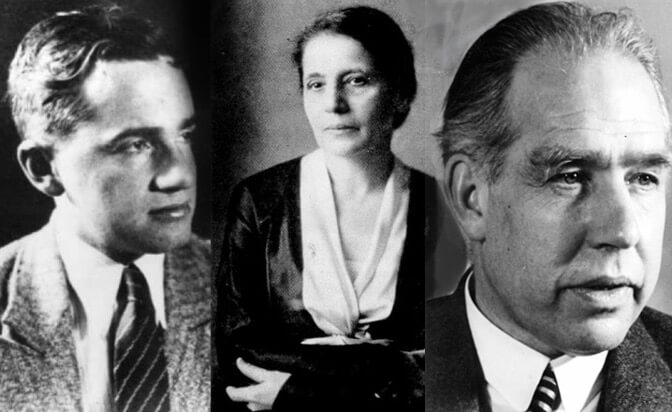 Fig. 10. Lise Meitner y Otto Frisch, trabajando bajo la dirección de Niels Bohr, calcularon la energía liberada por la fisión. Virginia Nuclear Energy Consortium (VNEC). 1 de enero de 1939. Eureka.