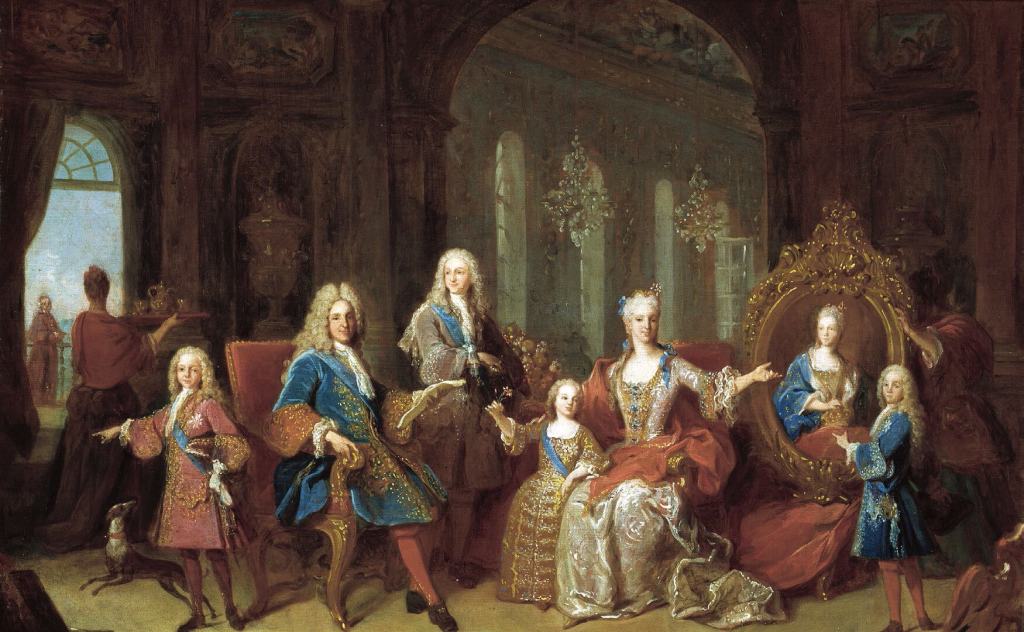 La familia de Felipe V