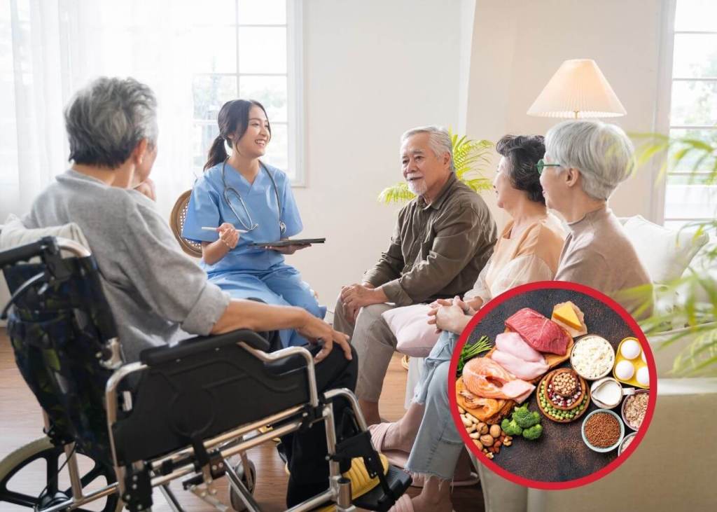 La proteína en la vejez, cómo influye su origen en el paso de la multimorbilidad a la fragilidad y la mortalidad