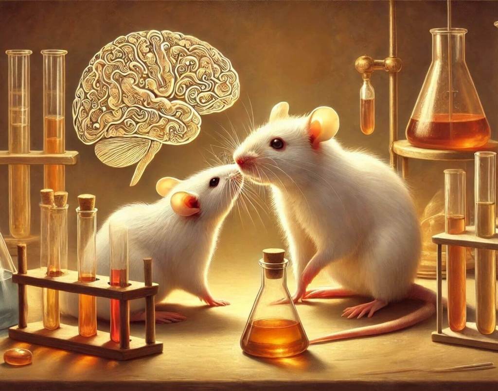 Ratones en laboratorio