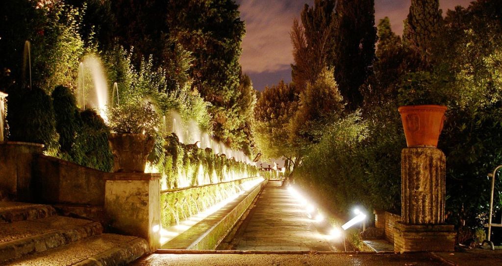 Fuentes en Villa de Este