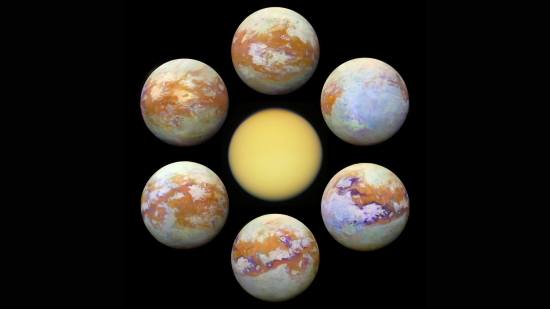 El verano de Titán visto por el JWST, atmósfera, nubes y química