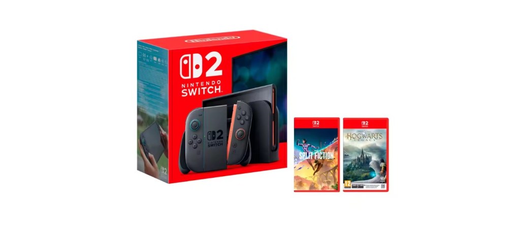 Nintendo Switch 2 + Hogwarts Legacy + Split Fiction
