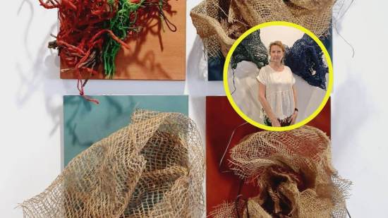 Materia que respira: Lourdes Carreras convierte lo textil en cuerpo vivo, en memoria trenzada