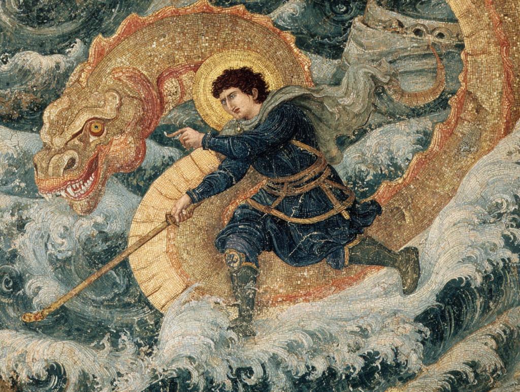 Héroe contra dragón