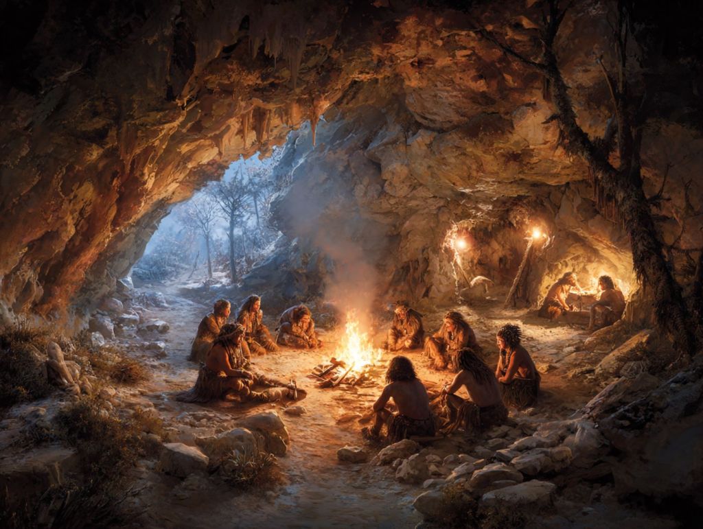 Fuego en la prehistoria