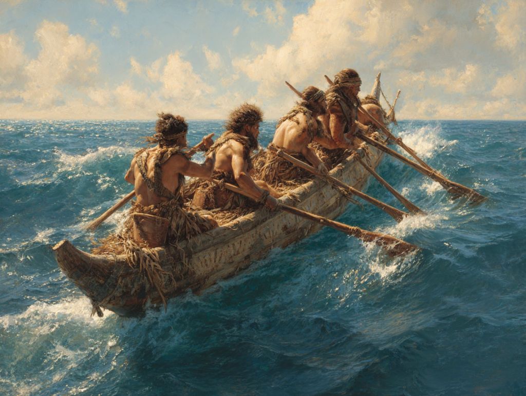 Travesía en canoa
