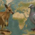 De canguros a palomas, cómo la evolución y los humanos moldearon el mapa animal