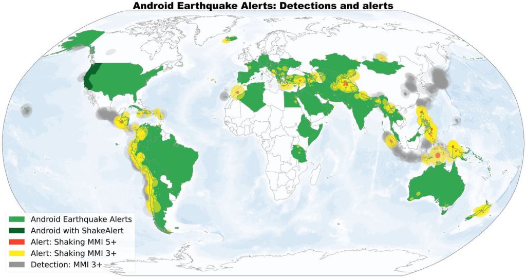 Una red sísmica en tu bolsillo, cómo los teléfonos Android están salvando vidas ante los terremotos