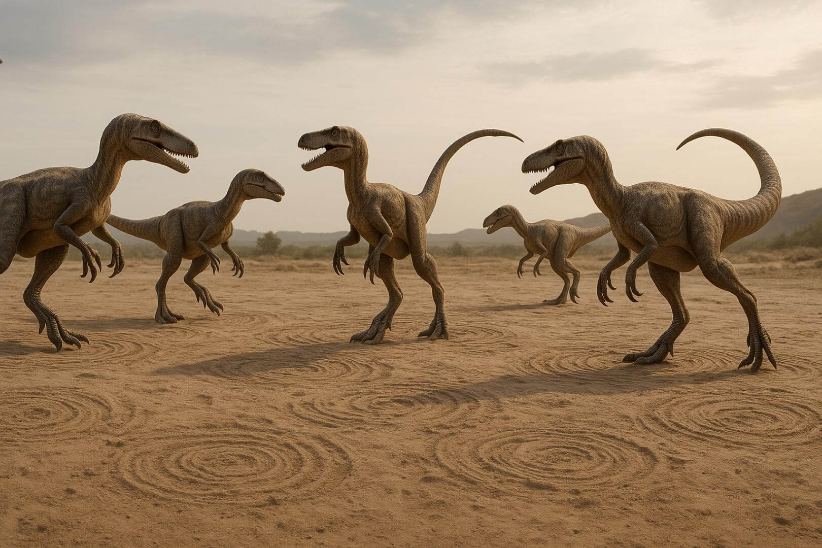 Una danza de cortejo entre dinosaurios