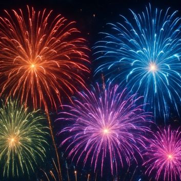 ¿De qué color es la química? Así funcionan los fuegos artificiales