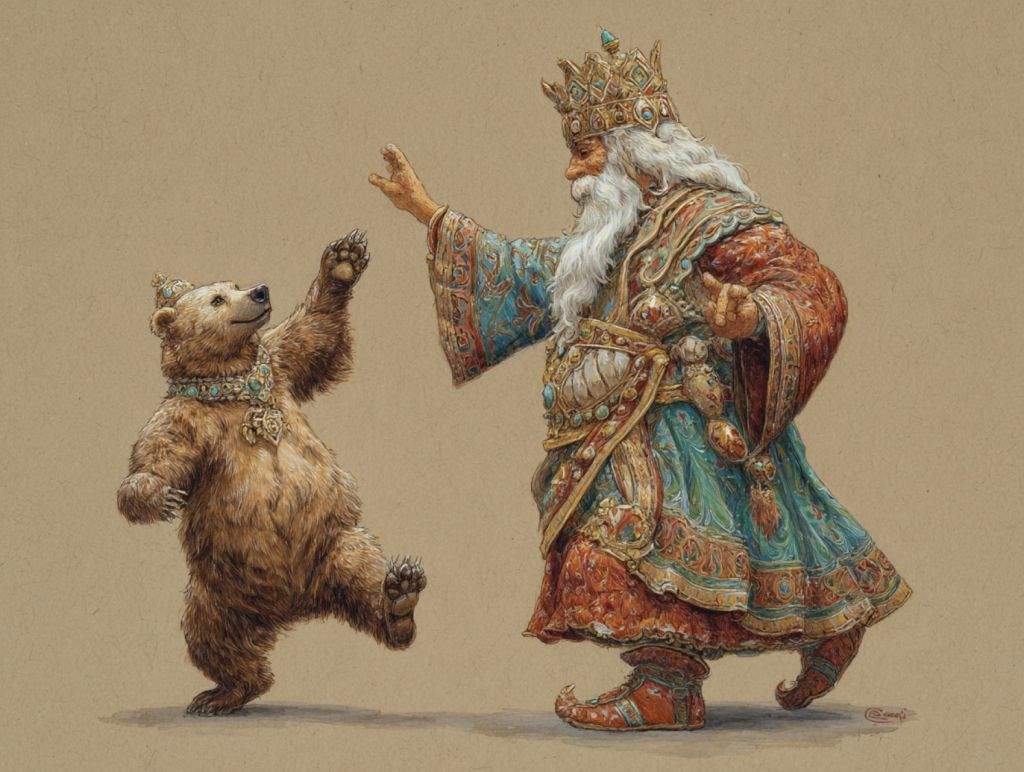 Oso y rey