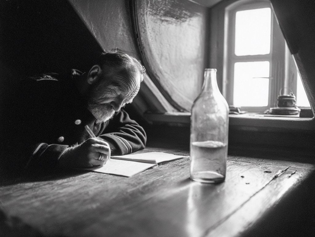 Farero escribiendo