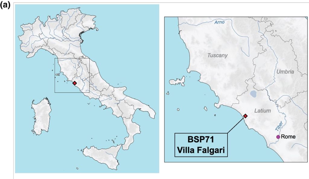 Mapa Villa Falgari